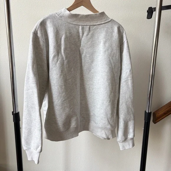 Parke Light Gray Women's Mock-neck Sweater - Picture 4 of 4